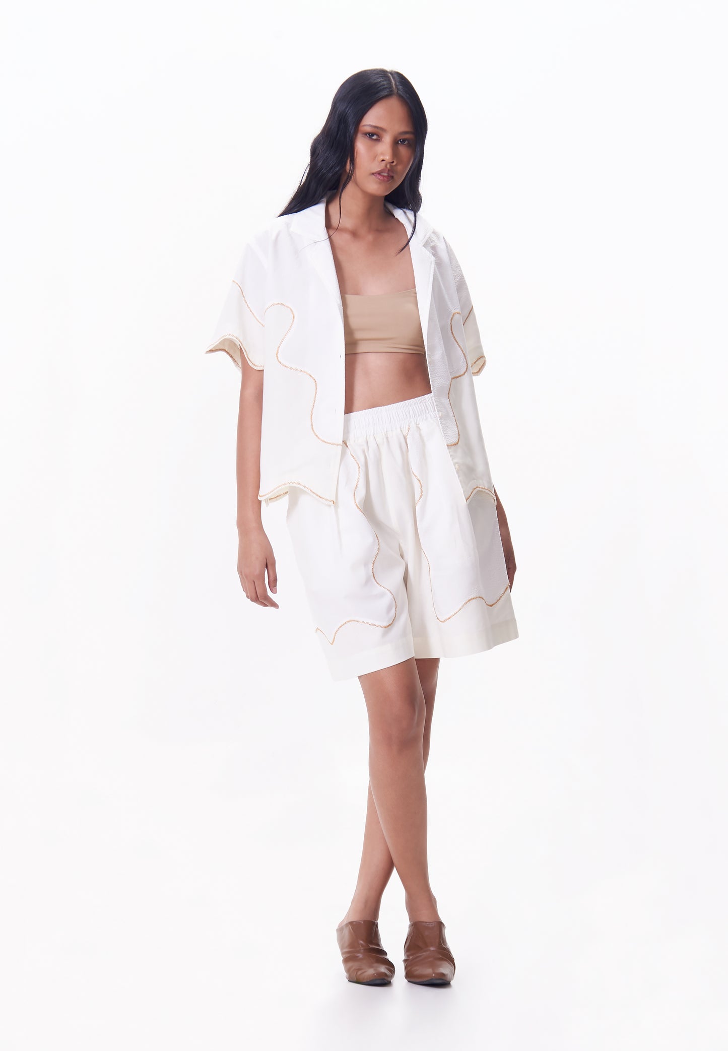 R.A.F. x nicolò NP010 Short Sleeve Top (Offwhite)