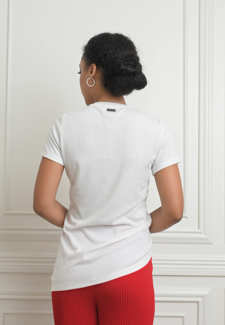 RAF Illy Short Sleeve Shirt Top (White)