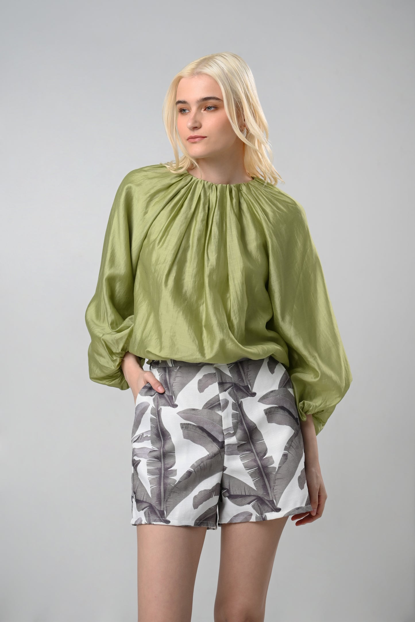 RAF Curve Long Sleeve Top (Lime)