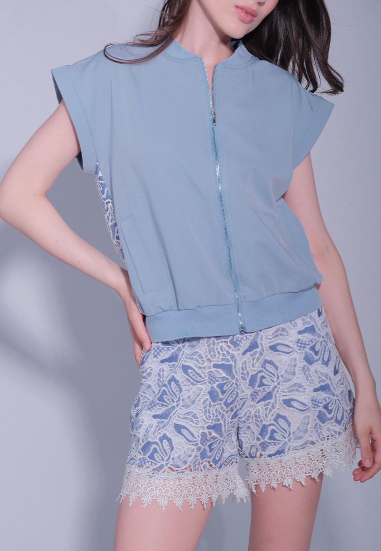 RAF Dayton Short Sleeve Top (Light Blue)