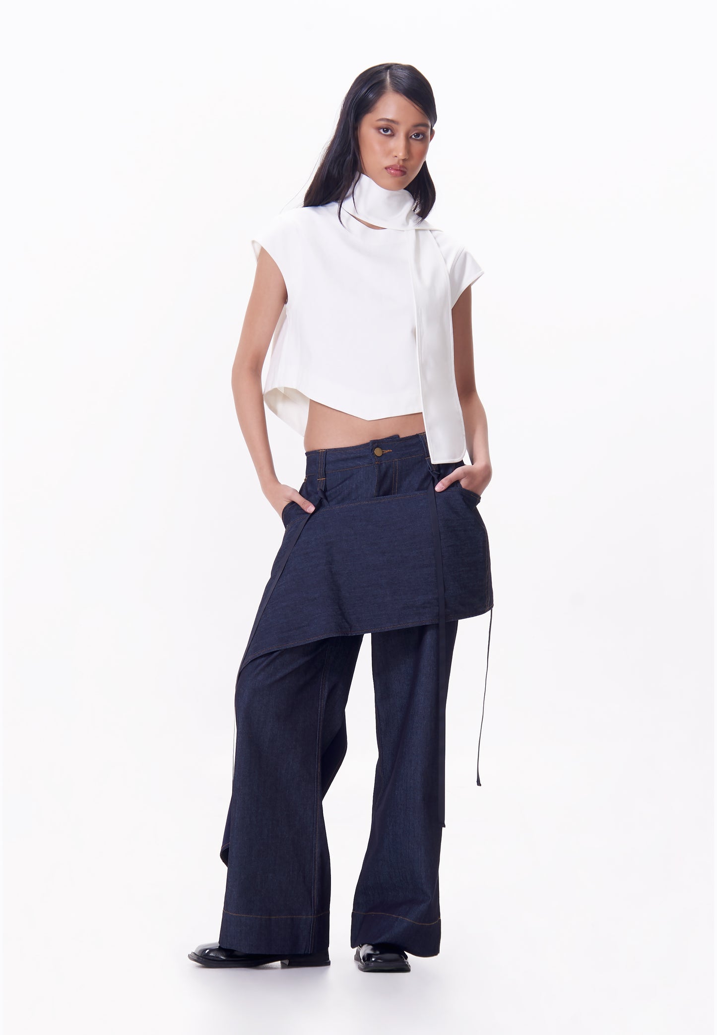 R.A.F. X nicolò NP002 Pants W/ Belt (Denim)