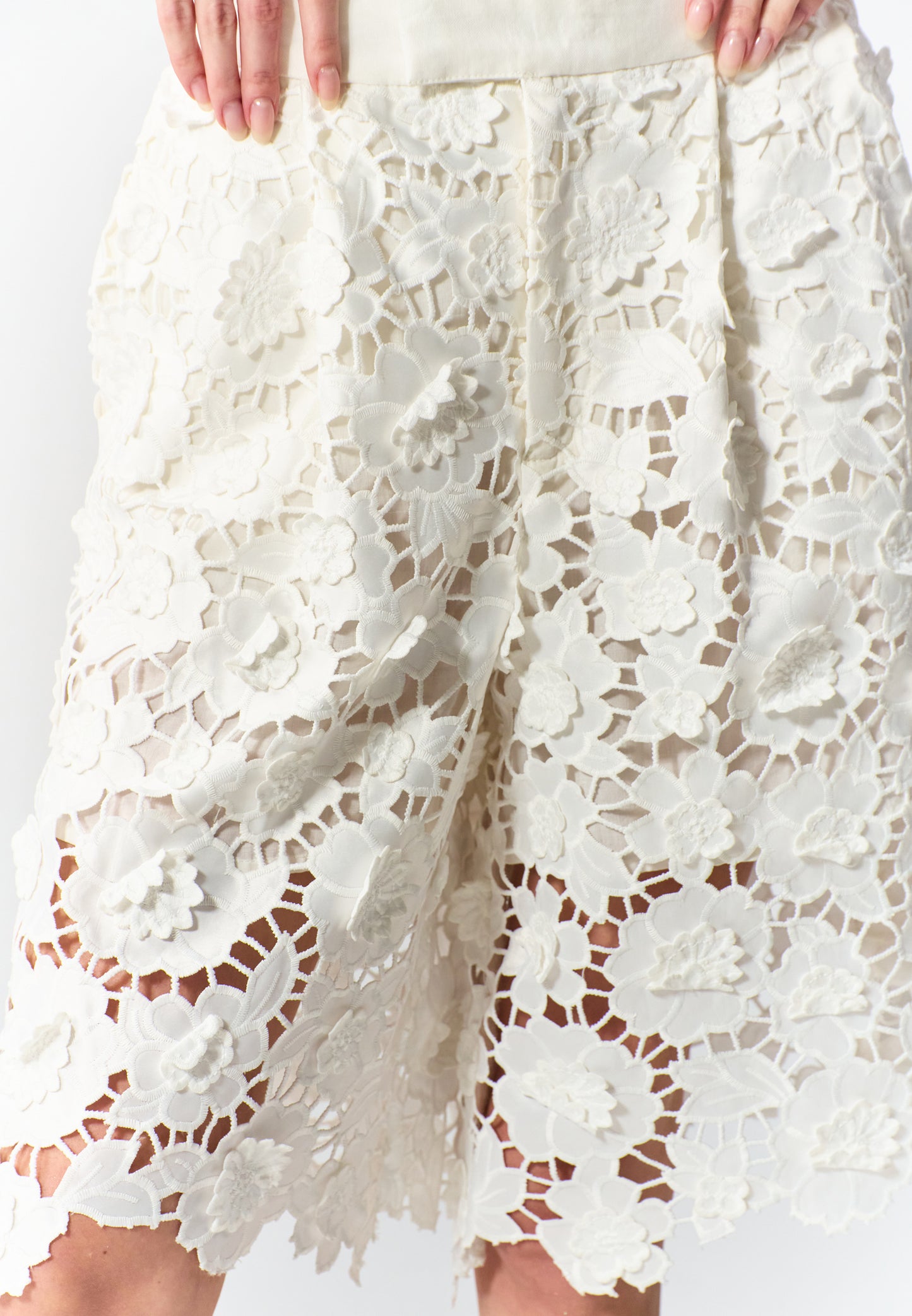 RAF Rouse Long Shorts (White)