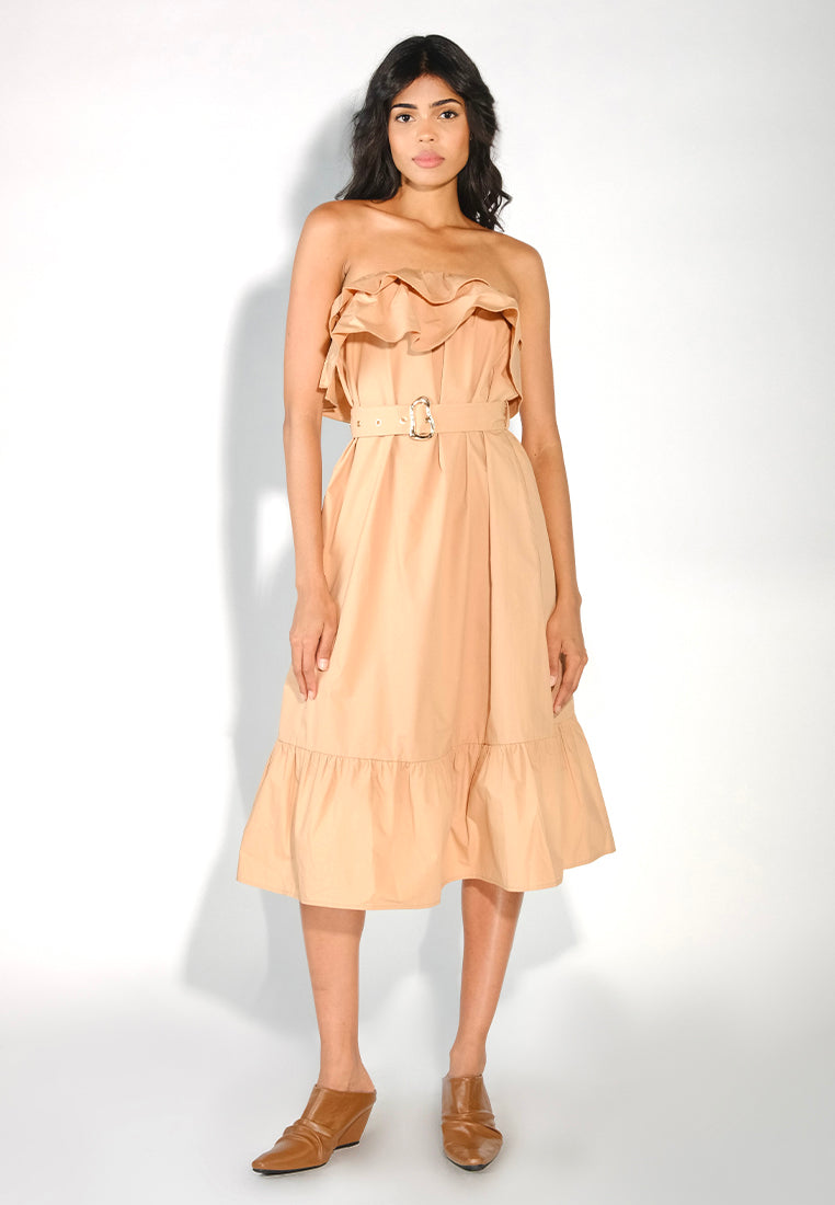 RAF Delia Dress W/ Belt Top (Mousse)