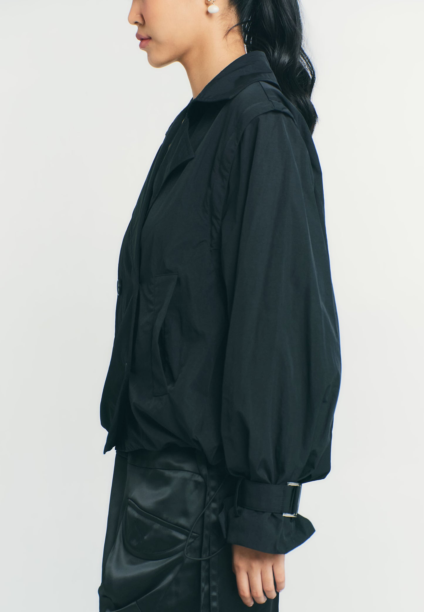 RAF Quiver Long Sleeve Jacket 2 Way (Black)