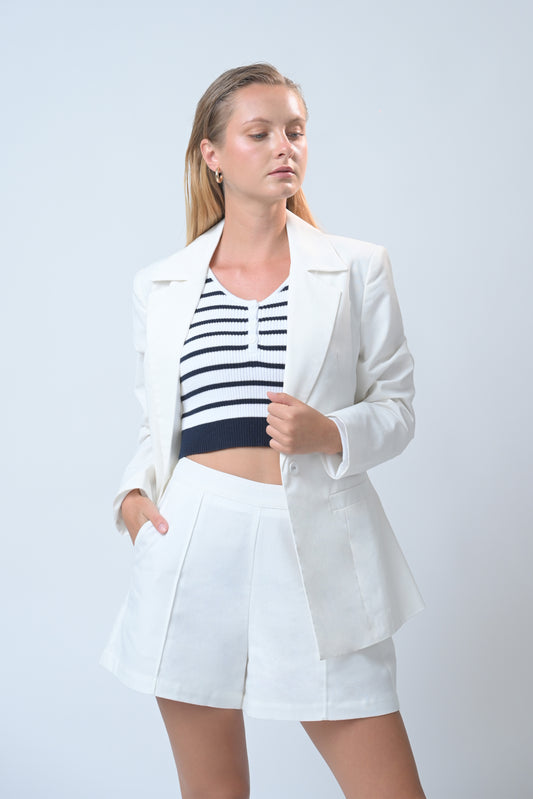 RAF Bixby Long Sleeve Blazer (Off-white)