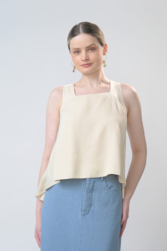 RAF Berlin Sleeveless Top (Off-white)