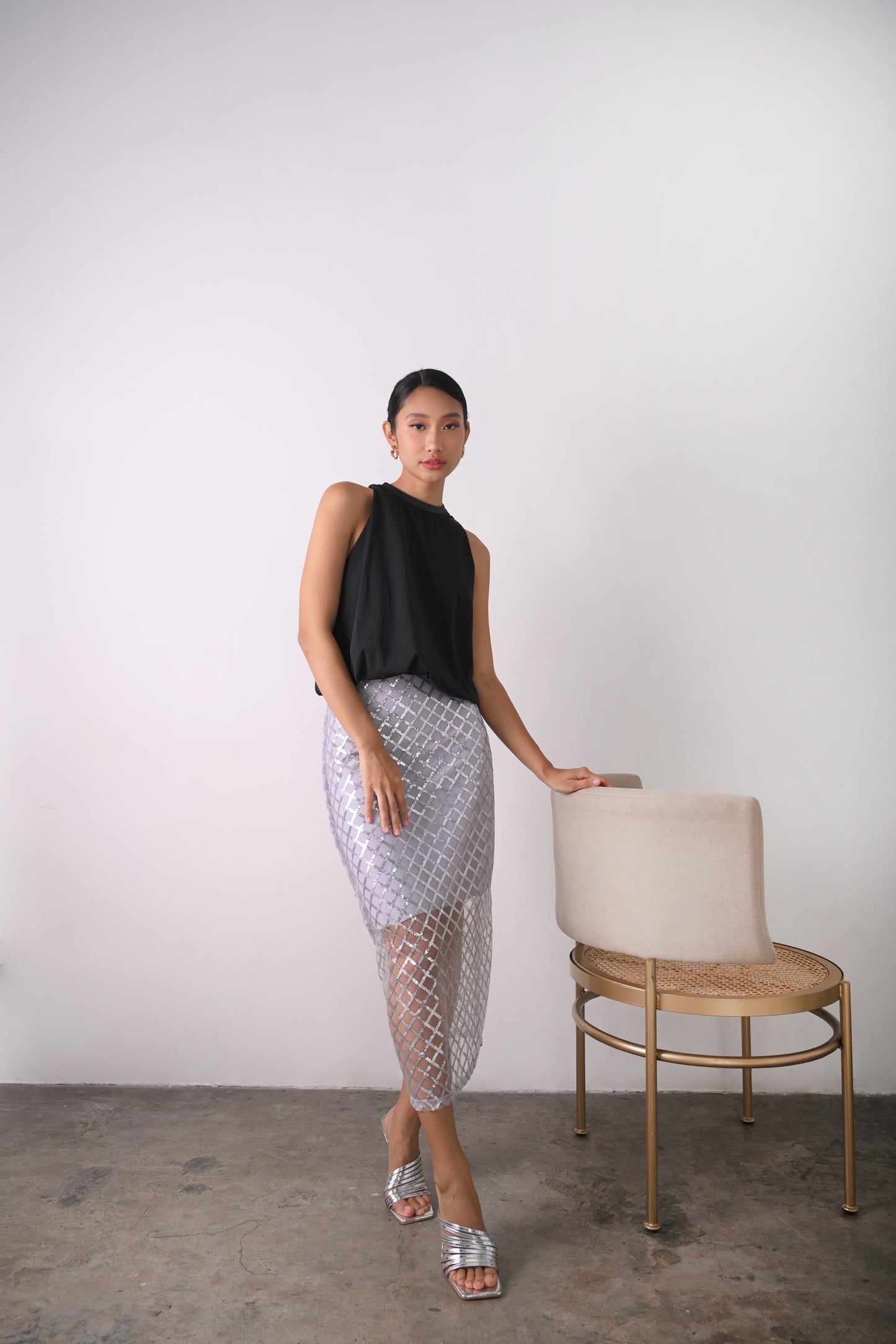 RAF Houston Skirt (Silver)