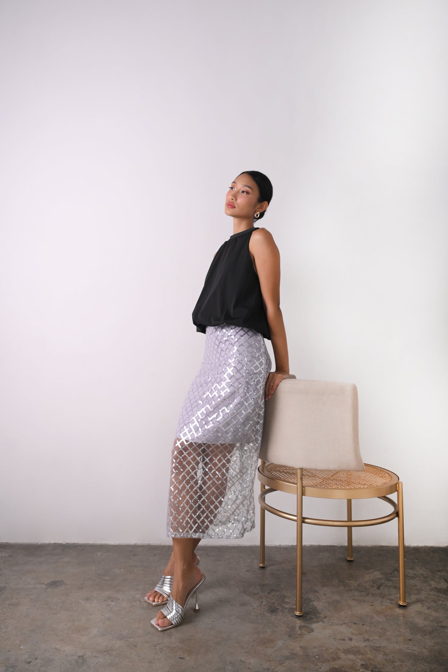 RAF Houston Skirt (Silver)
