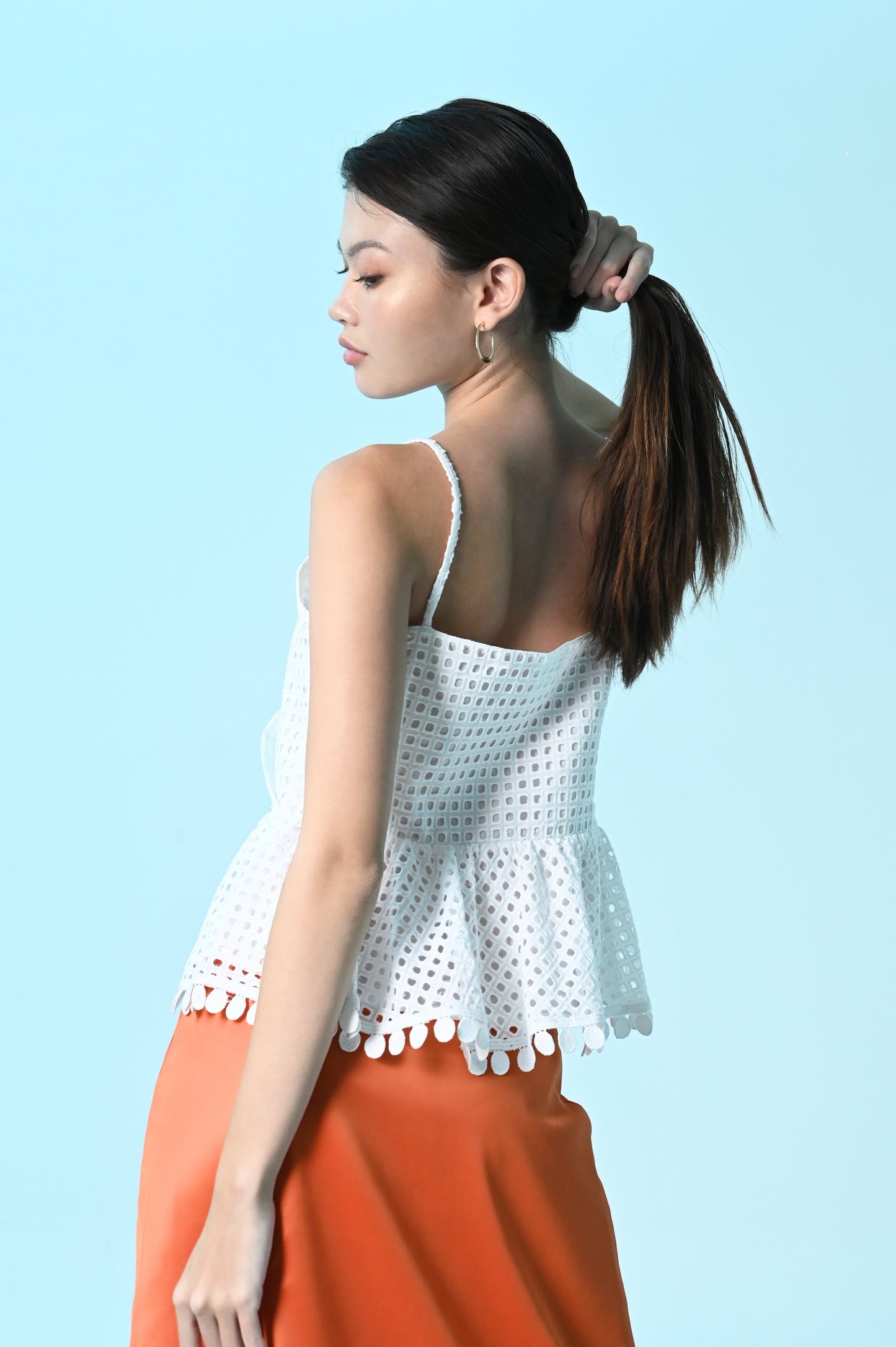 RAF Ellipse Sleeveless Top (Off-white)