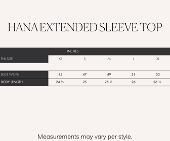 RAF Hana Extended Sleeve Top (Gray)