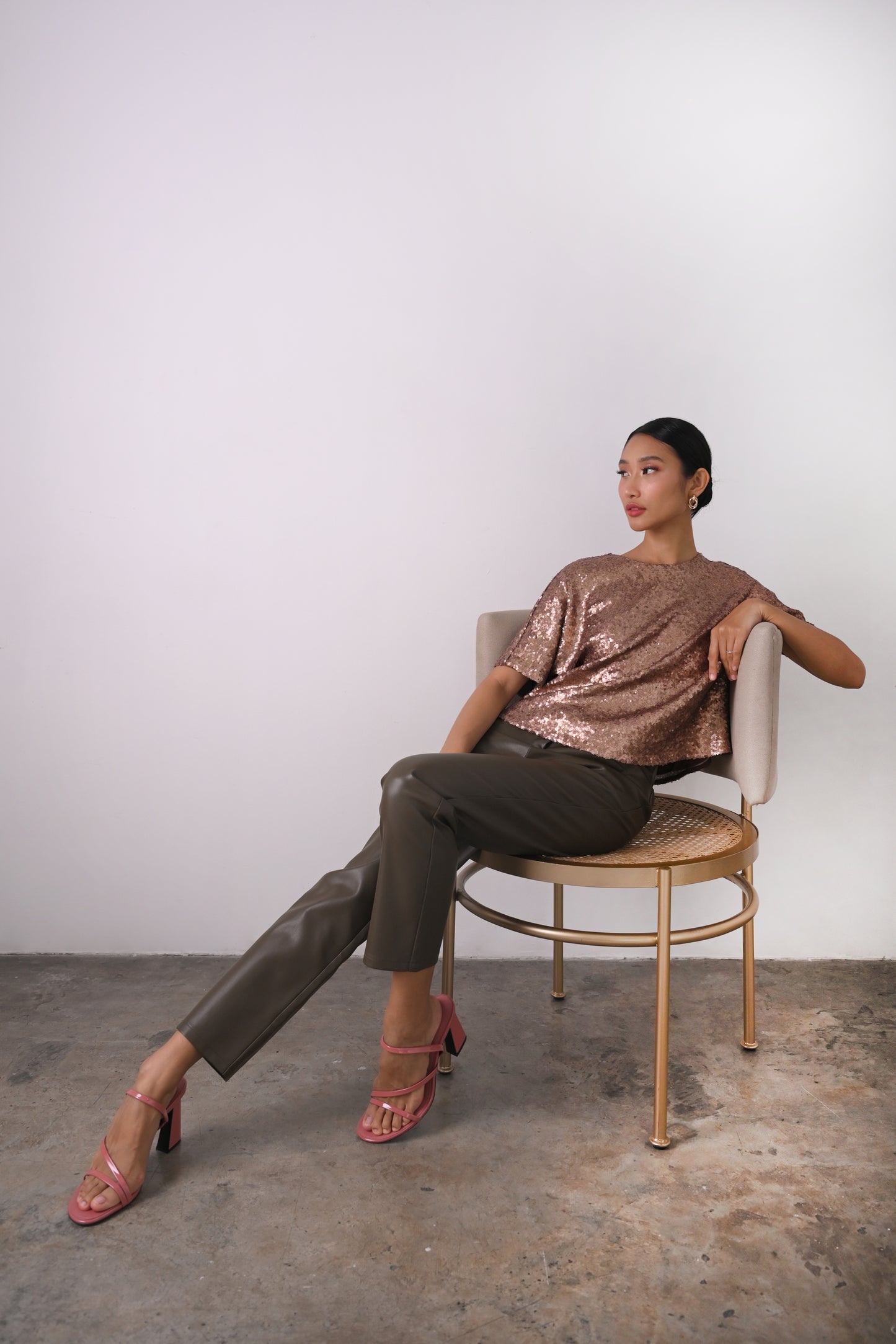 RAF Herbs Short Sleeve Top (Rose Gold)