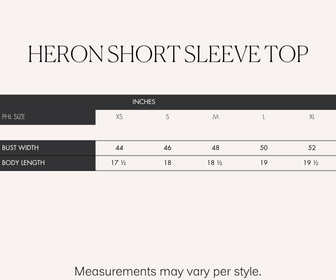 RAF Heron Short Sleeve Top (Black)