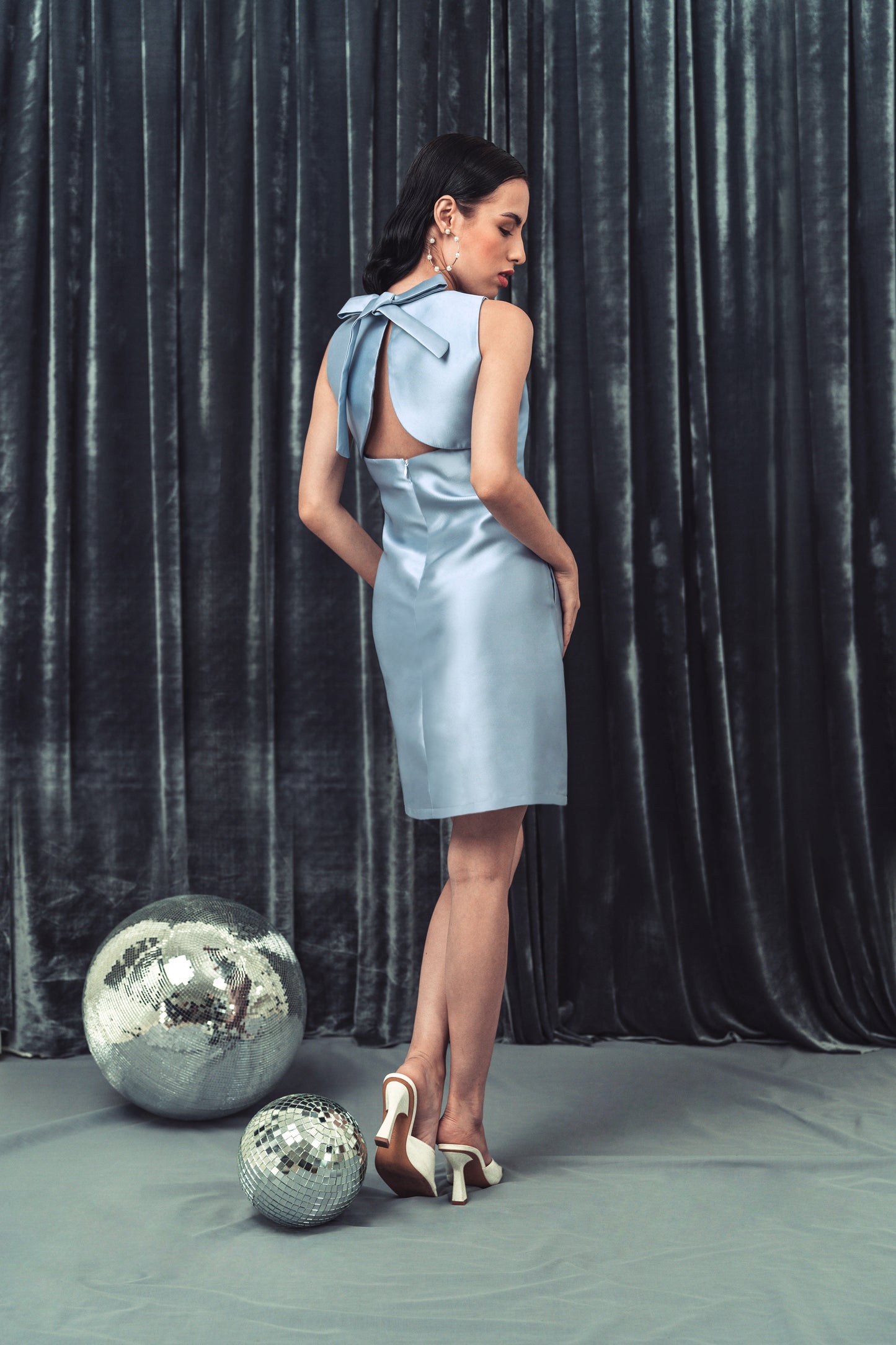 RAF Edit 2023 Bleu Sleeveless Dress (Light Blue)