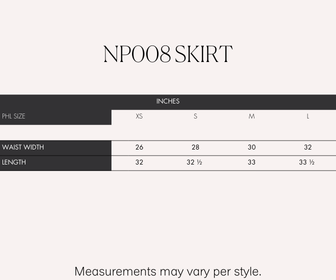 R.A.F. X nicolò NP008 Skirt (Beige)