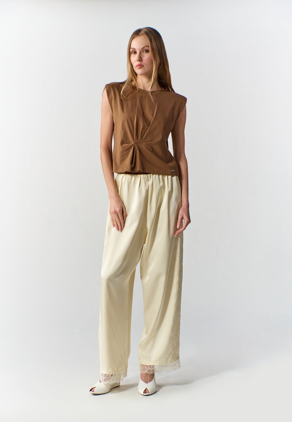 RAF Sax Extended Sleeve Top (Brown)