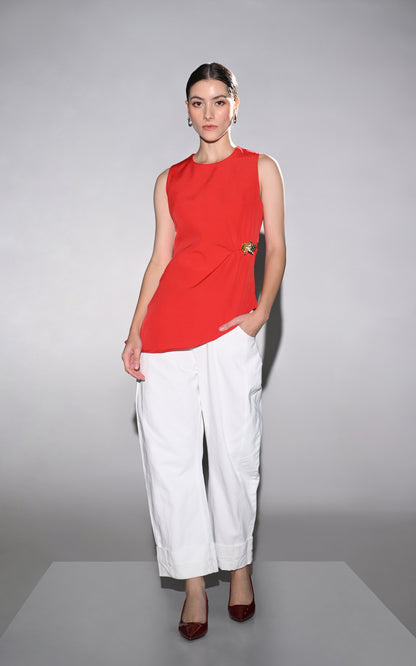 RAF Hills Sleeveless Top (Red)