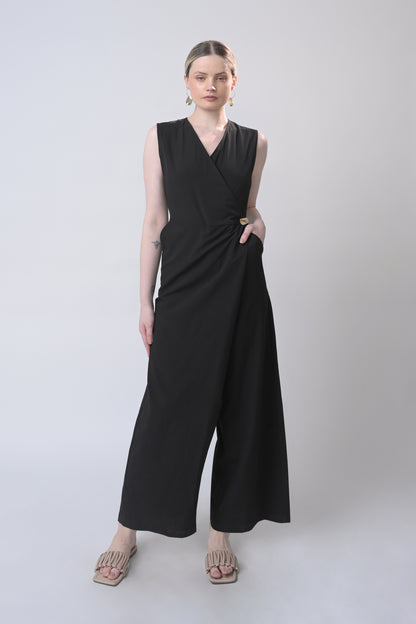 RAF Avec Sleeveless Pantsuit (Black)