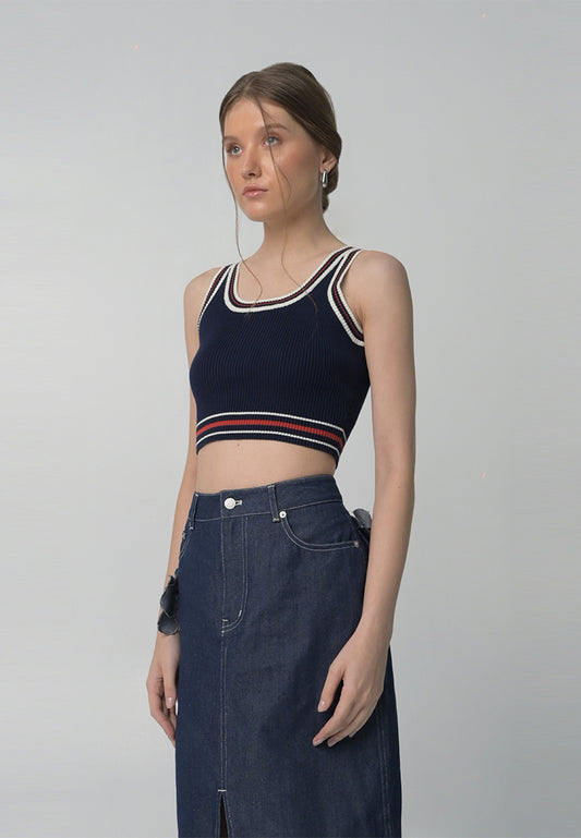 RAF Banks Sleeveless Top (Navy)