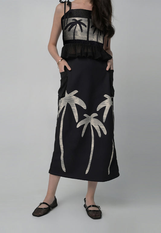 RAF Baton Skirt (Printed Black)