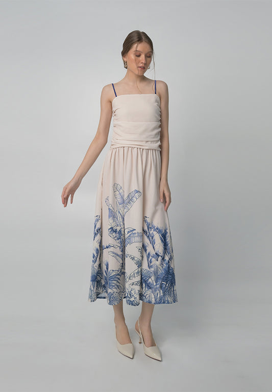 RAF Baum Sleeveless Dress (Printed Cream)