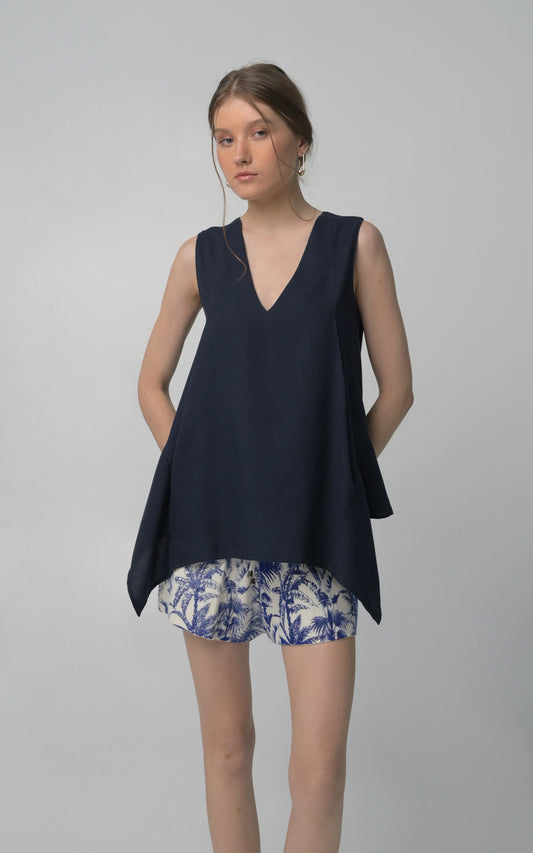 RAF Birria Sleeveless Top (Navy)