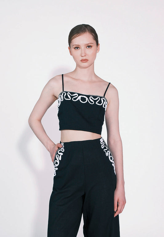 RAF Chipra Sleeveless Top (Black)