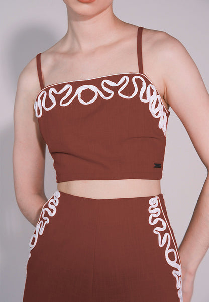 RAF Chipra Sleeveless Top (Toffee)
