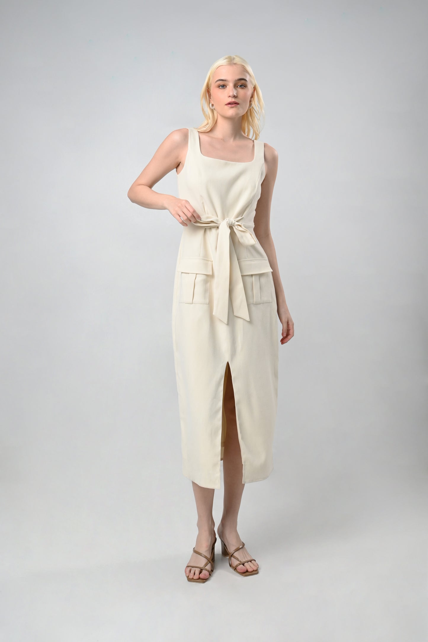 RAF Como Sleeveless Dress (Butter)