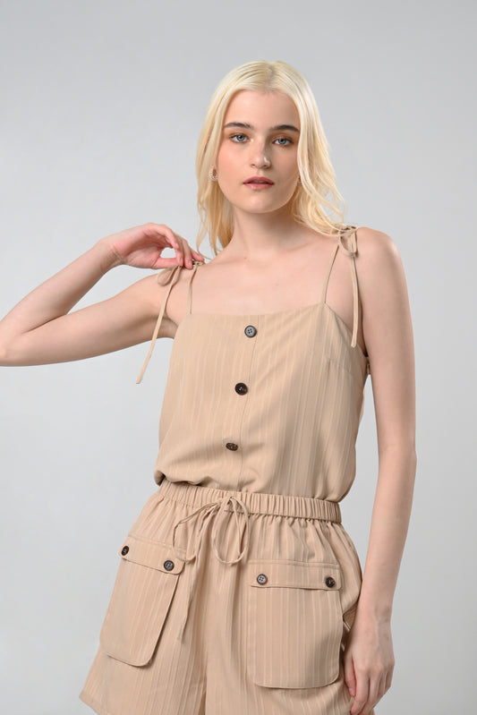 RAF Crosta Sleeveless Top (Khaki)