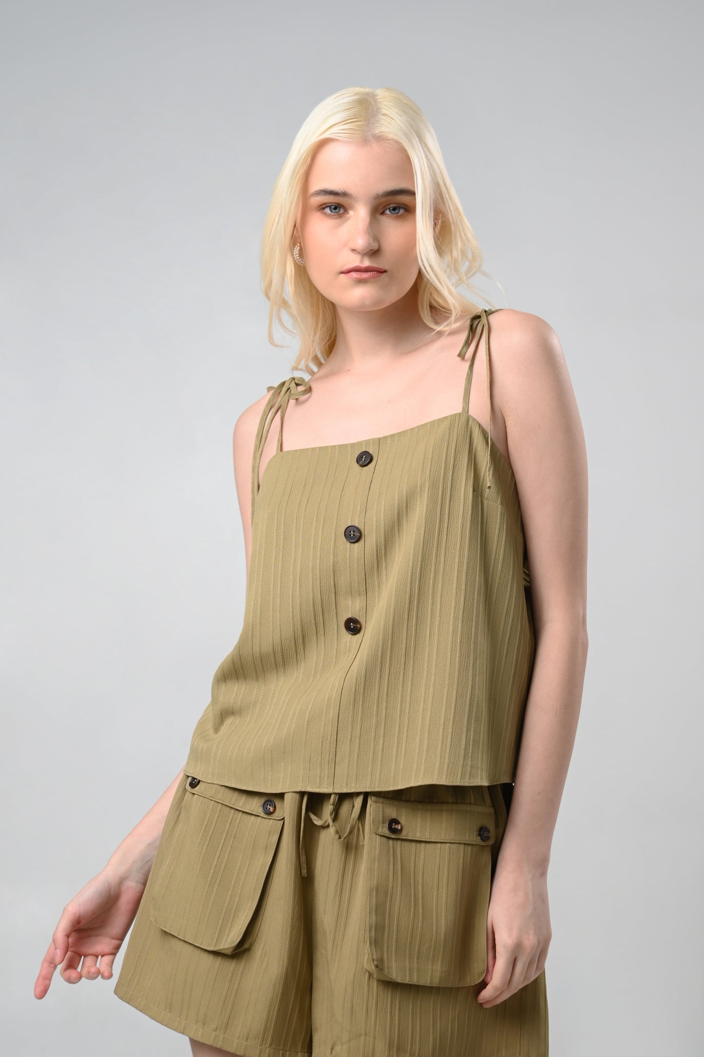 RAF Crosta Sleeveless Top (Olive)