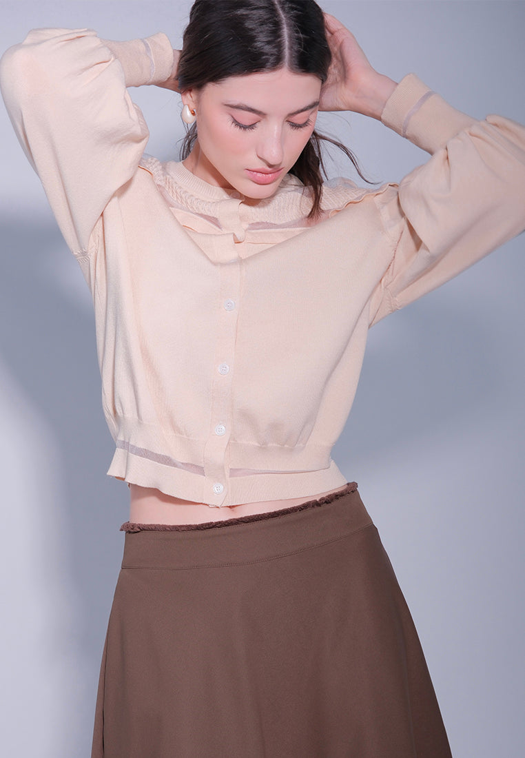 RAF Dasheill Long Sleeve Top (Beige)