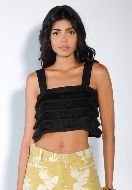 RAF Deoli Sleeveless Top (Black)
