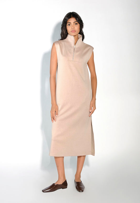 RAF Dill Sleeveless Dress  (Beige)