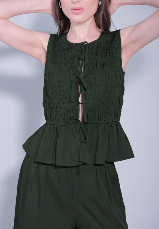 RAF Diversity Sleeveless Plain Top (Emerald)