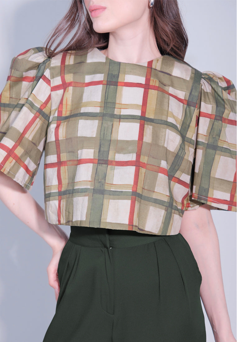 RAF Donea Short Sleeve Top (Green)