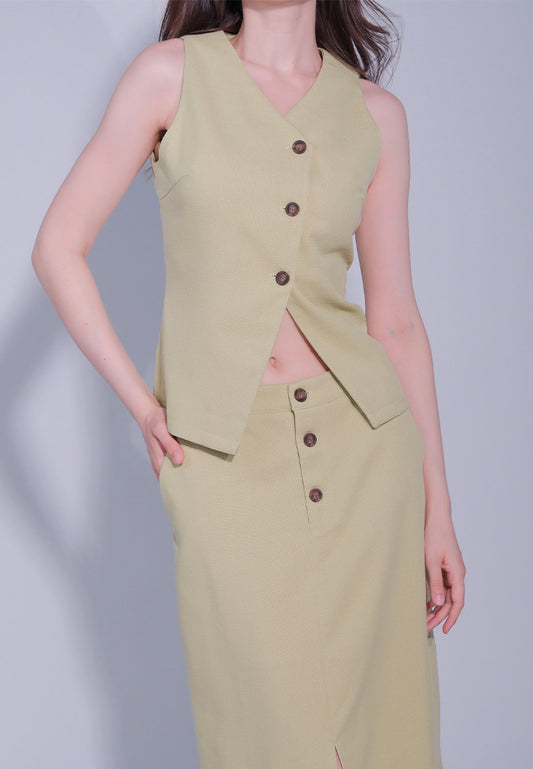 RAF Dursley Sleeveless Top (Lime)