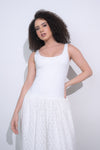RAF Elixer Sleeveless Dress (Off-white)