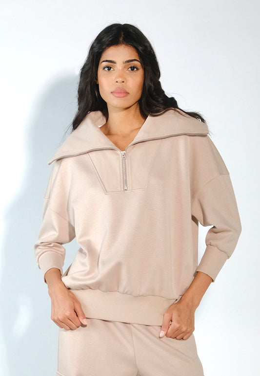 RAF Elroy Long Sleeve Top (Beige)