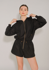RAF Emmew Long Sleeve Playsuit (Black)