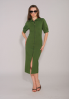 RAF Eoan Short Sleeve Dress (Green)