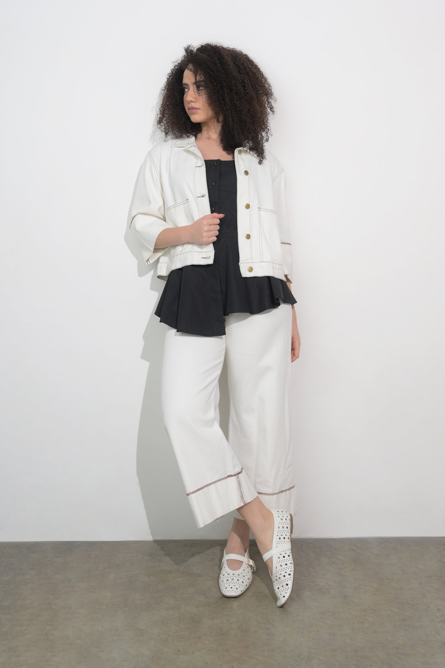 RAF Fremont Long Sleeve Jacket (Offwhite)
