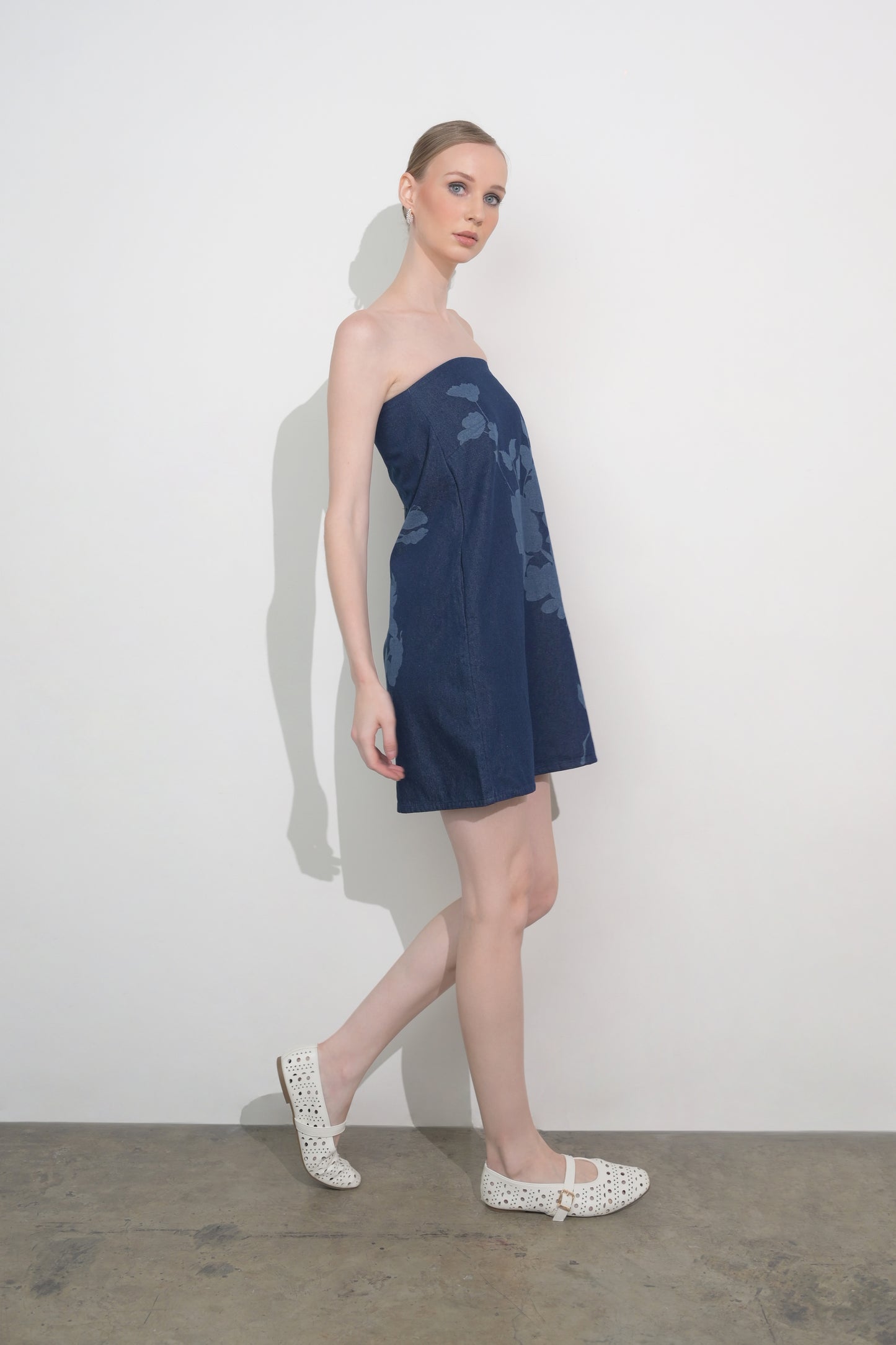 RAF Frieze Tube Dress (Mid.Navy)