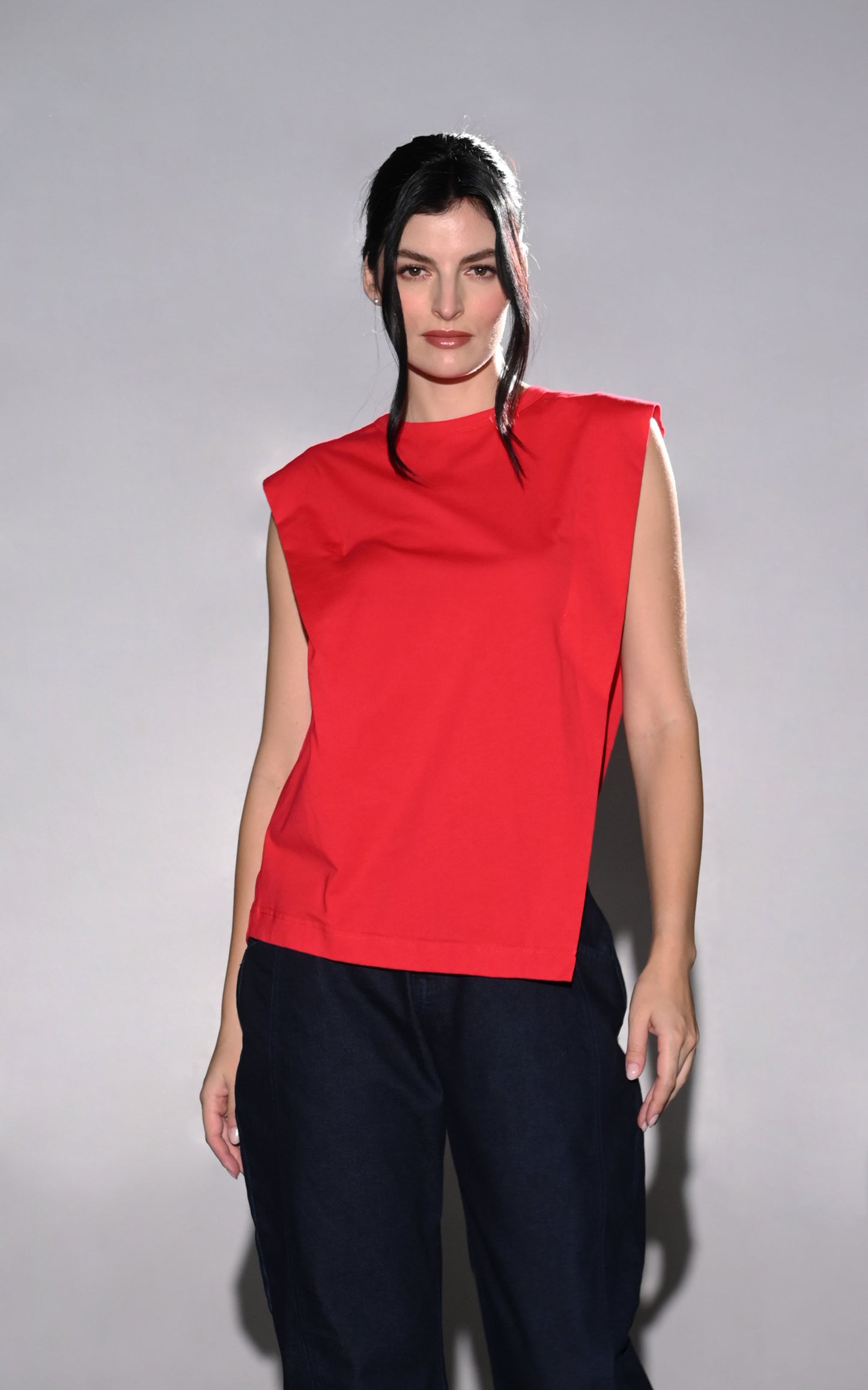 RAF Garros Sleeveless Top (Red)