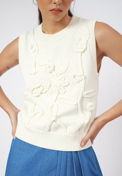 RAF Giana Sleeveless Top (Cream)