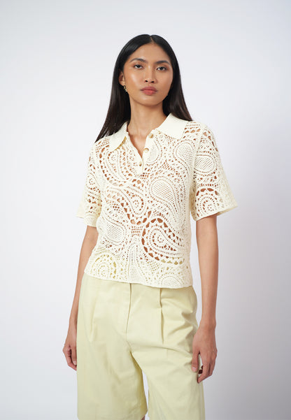 RAF Giana Short Sleeve Top (Y.Butter)