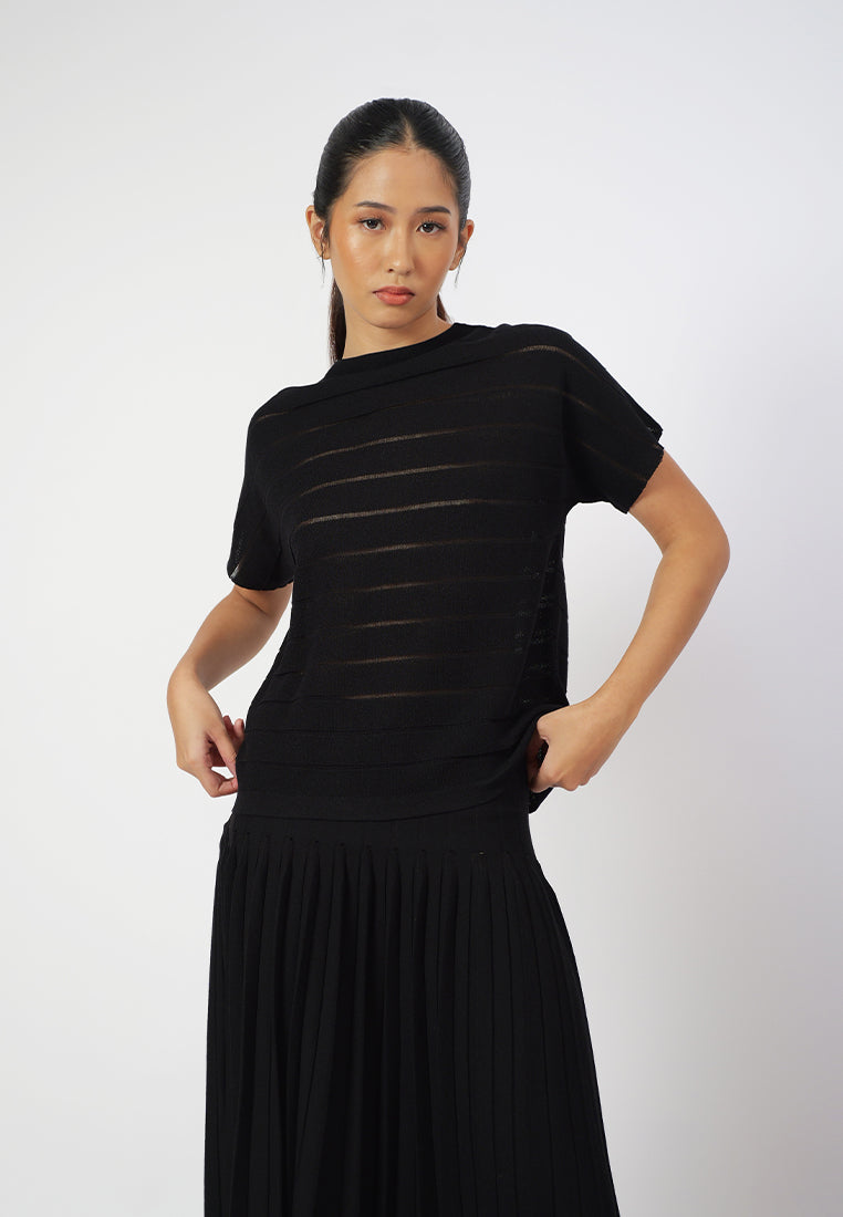 RAF Gigi Short Sleeve Top (Black) – R.A.F.