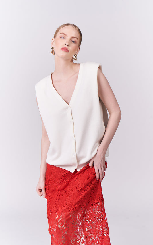 RAF Goeten Sleeveless Top (Butter)