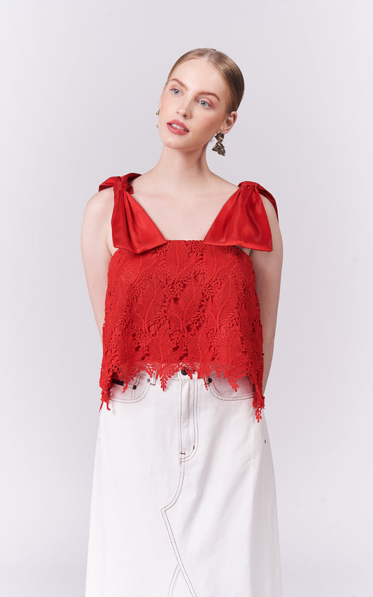 RAF Herrald Sleeveless Top (Red)