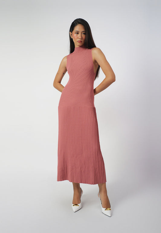 RAF Inez Sleeveless Dress  (Dusty Rose)