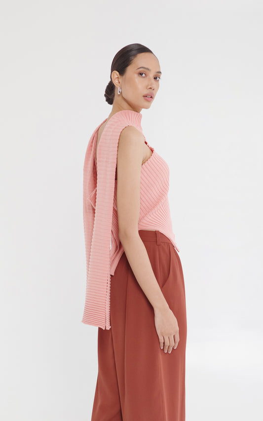 RAF X Martin Bautista Inguna Sleeveless Top (Salmon)